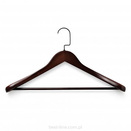 Wieszak GLAMOUR szeroki z poprzeczką Dark Wood