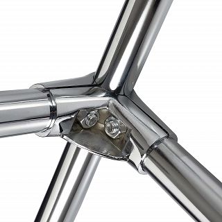 Złącze dwuramienne kątowe z wspornikiem R43M ST - 2