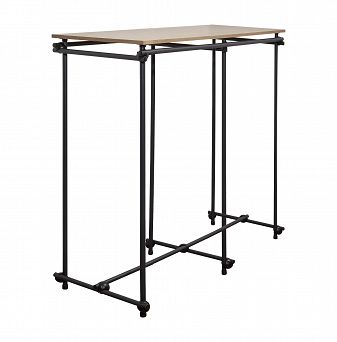 Gondola STRONG z półką 1,5m BLACK