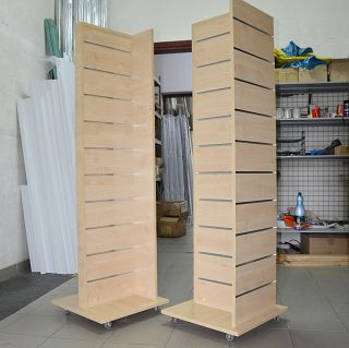 Gondola Slatwall T Trójstronna Na kółkach 170cm (10cm) - 5