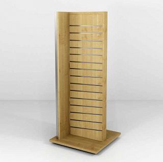 Gondola Slatwall T Trójstronna Na kółkach 170cm (10cm) - 2