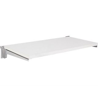 Półka + kpl. wsporników (20cm) Slatwall (różne wymiary) Chrom - 2