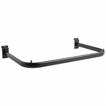 Wieszak 90cm x 30cm "U" Slatwall czarny