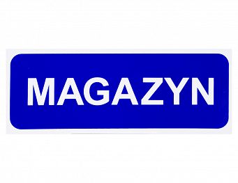 Tabliczka "MAGAZYN"