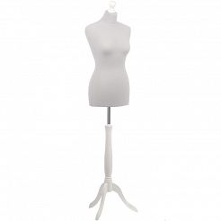 Manekin damski r. 36 z pianki poliuretanowej na drewnianej nodze