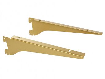 Wsporniki pod półkę 30cm GOLD szyny universal