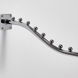 Wieszak łukowy montowany do ściany/płyty 40cm - 2