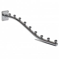 Wieszak łukowy montowany do ściany/płyty 40cm