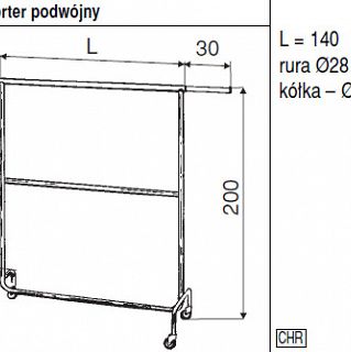 Stender podwójny HC 601 - 2