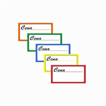 Etykieta cenowa kartonowa 100szt.