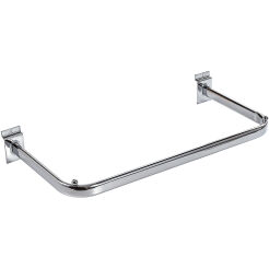 Wieszak 60cm x 30cm "U" Slatwall chrom