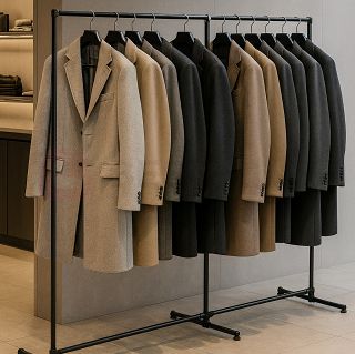 Stojak 150x250x50cm BLACK - 5