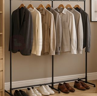 Stojak 150x250x50cm BLACK - 4