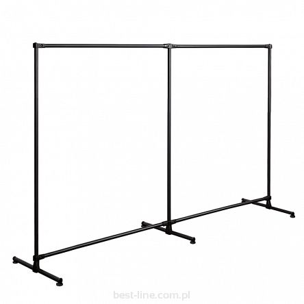 Stojak 150x250x50cm BLACK