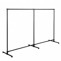 Stojak 150x250x50cm BLACK