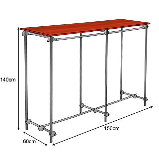 Gondola STRONG z półką 1,5m - 2