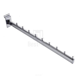 Wieszak pochyły owalny na panel Slatwall 40cm 9N