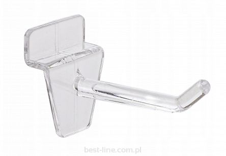 Zawieszka pojedyncza 6cm (plexi) na panel Slatwall