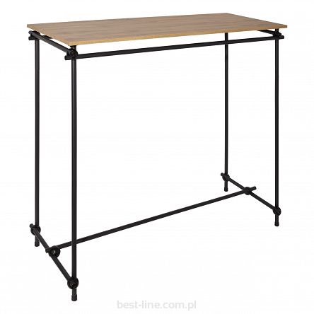 Gondola LIGHT z półką 1,5m BLACK