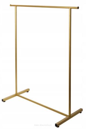 Stojak ubraniowy LOFT 144x120x50cm GOLD