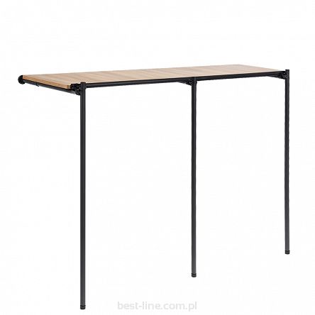 Regał niski z półką 250x150x40 BLACK