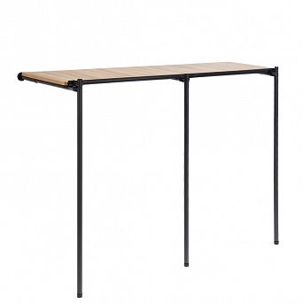 Regał niski z półką 250x150x40 BLACK