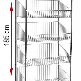 Regał rurowy 67cm - 2