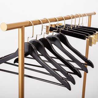 Wieszak GLAMOUR z poprzeczką czarny - 4