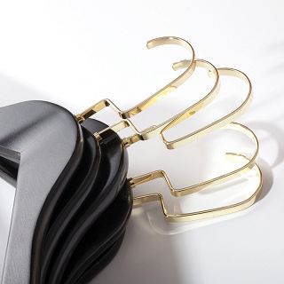 Wieszak GLAMOUR z poprzeczką czarny - 2