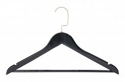 Wieszak GLAMOUR z poprzeczką czarny