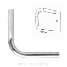 Kolanko 20x20cm fi25mm