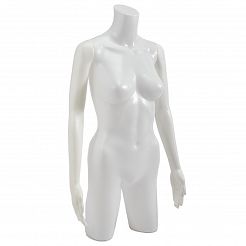 Ekspozytor damski długi z rękami biały