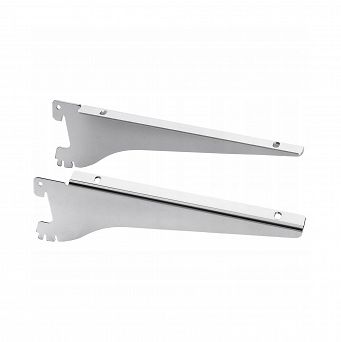 Wsporniki pod półkę L=25cm szyny chrom universal