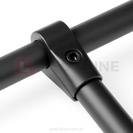 Złącze jednoramienne R42 fi25mm BLACK