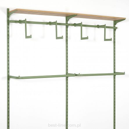 Garderoba dwumodułowa - OPTI-ZL9 - GREEN