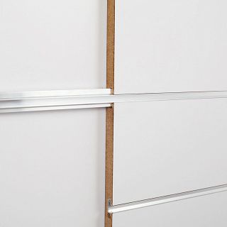 Panel MDF Slatwall Grusza (D9300) + wsuwki ALU (odstępy co 10cm) - 3