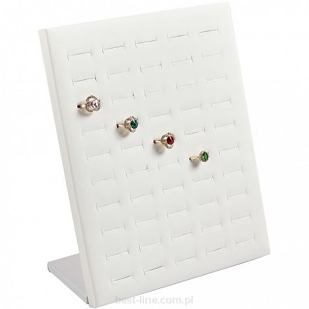 Ekspozytor na pierścionki biały