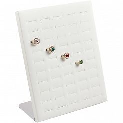 Ekspozytor na pierścionki biały