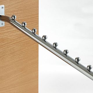 Wieszak skośny montowany do ściany/płyty 40cm - 2