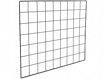Krata wzmocniona organizer na ścianę 80x95 CZARNA