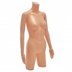 Ekspozytor damski długi z rękami cielisty