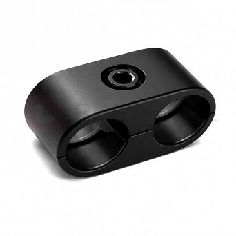Łącznik równoległy zamknięty do rur fi25mm BLACK
