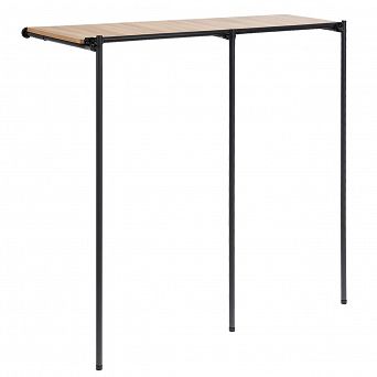 Regał niski z półką 200x150x40 BLACK