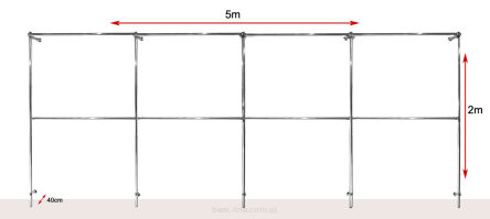 Regał regulowany 500x200x40