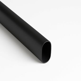 Rura, drążek owalny 100cm BLACK