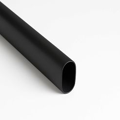 Rura, drążek owalny 100cm BLACK