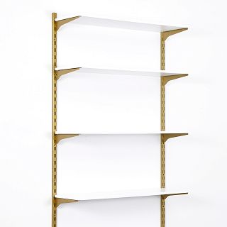 Półka + wsporniki 30cm universal (GOLD) w różnych rozmiarach - 4