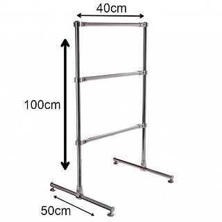 Stojak regulowany na wieszaki 50x40x100cm - 3