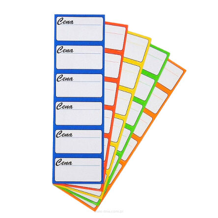 Etykieta cenowa samoprzylepna CENA 120szt.