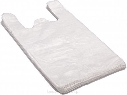 Reklamówki foliowe BIAŁE 25x45cm (200 szt.)